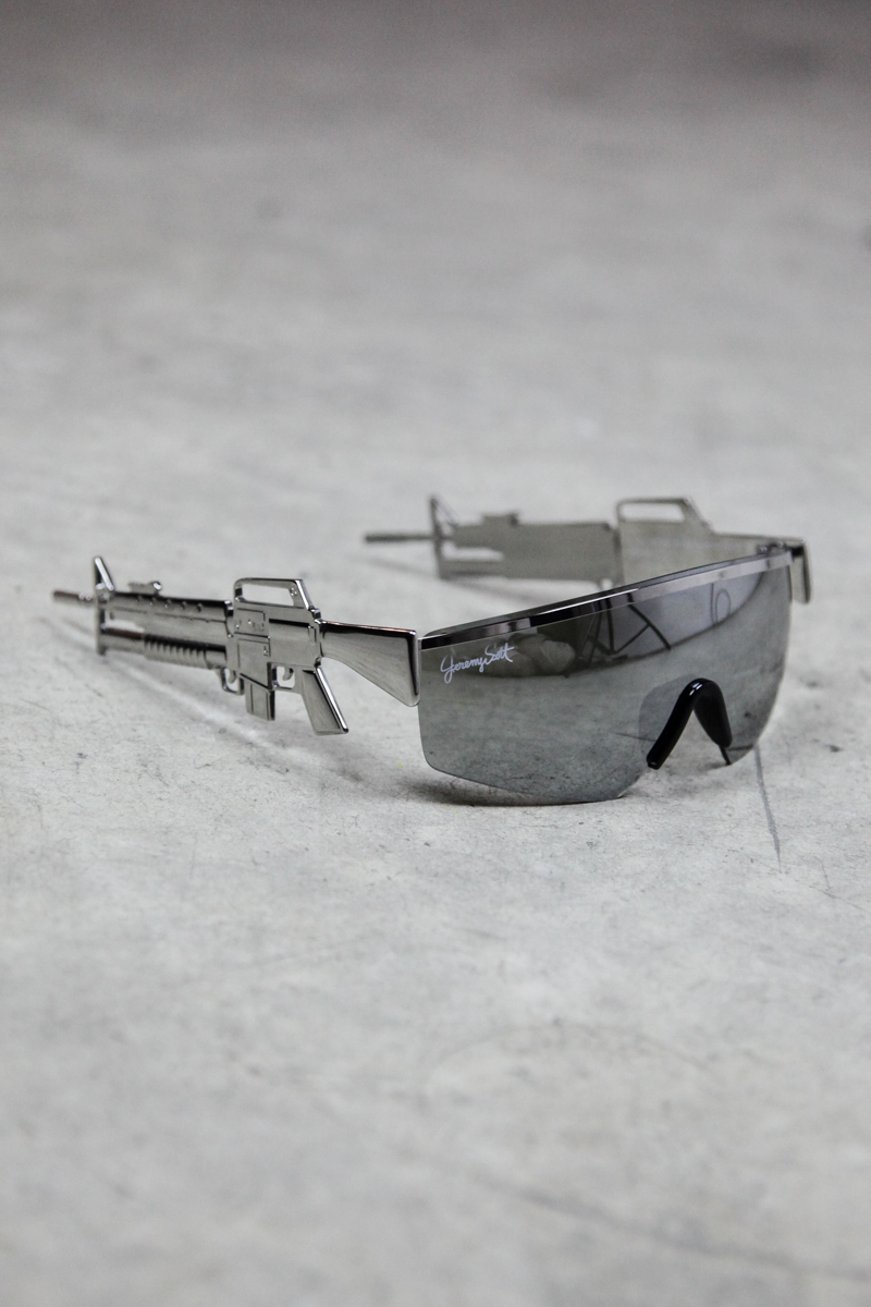 Machine Gun Sunglasses In Camo By Jeremy Scott Lulu Laboratorium